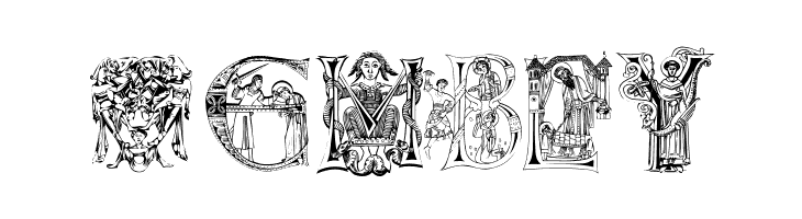 ChristianInitials  Free Fonts Download