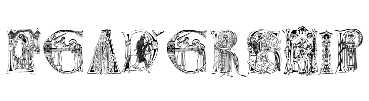 ChristianInitials  Free Fonts Download