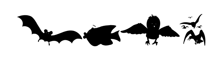 AnimalShadowsDrei  Free Fonts Download