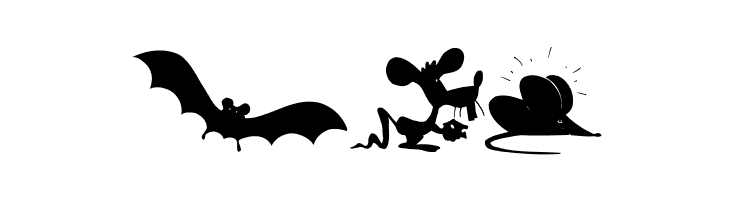 AnimalShadowsDrei  Free Fonts Download