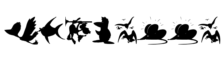 AnimalShadowsDrei  Free Fonts Download