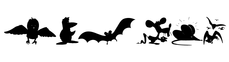 AnimalShadowsDrei  Free Fonts Download