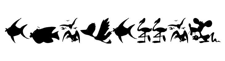 AnimalShadowsDrei  Free Fonts Download