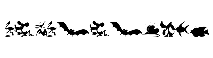 AnimalShadowsDrei  Free Fonts Download