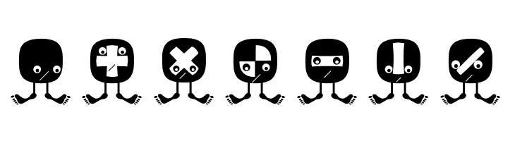 StandingButtonS  Free Fonts Download