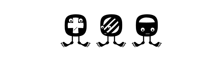 StandingButtonS  Free Fonts Download