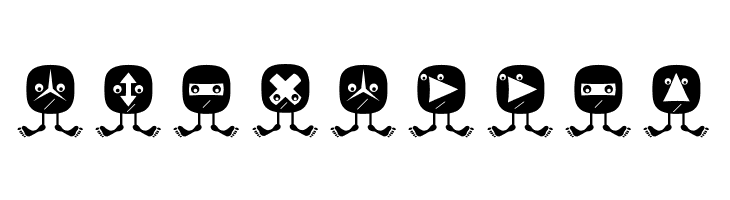 StandingButtonS  Free Fonts Download