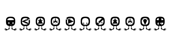 StandingButtonS  Free Fonts Download