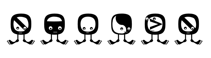 StandingButtonS  Free Fonts Download