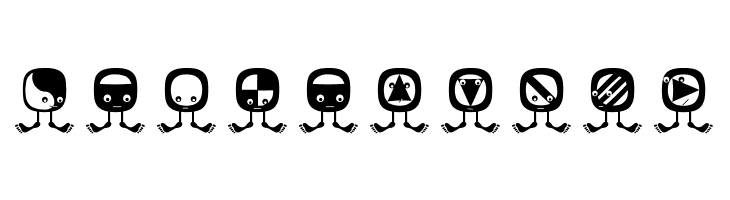 StandingButtonS  Free Fonts Download