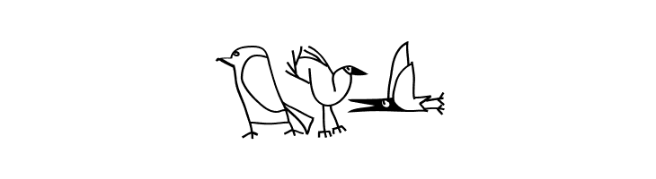 WhereIsTheBirdsDealer  Free Fonts Download