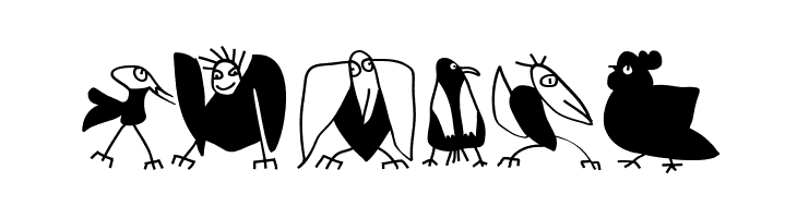 WhereIsTheBirdsDealer  Free Fonts Download