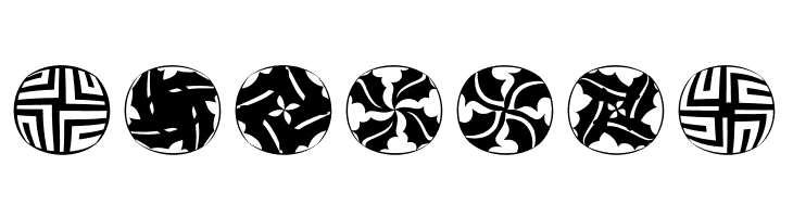 RoundPieces-06  Free Fonts Download