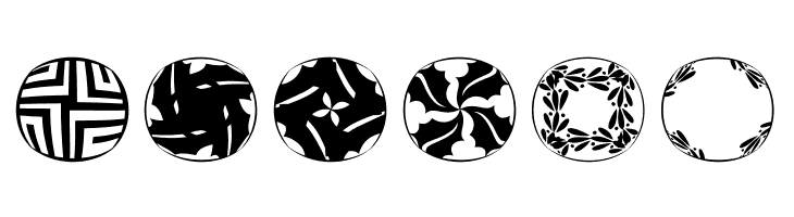 RoundPieces-06  Free Fonts Download