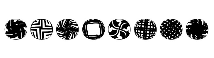 RoundPieces-06  Free Fonts Download