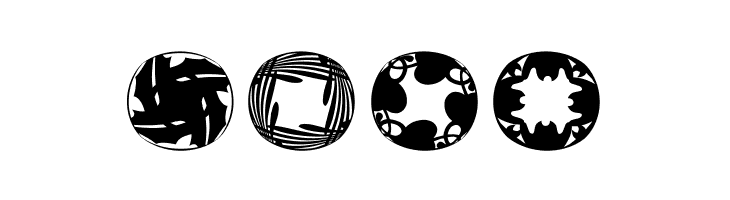 RoundPieces-06  Free Fonts Download