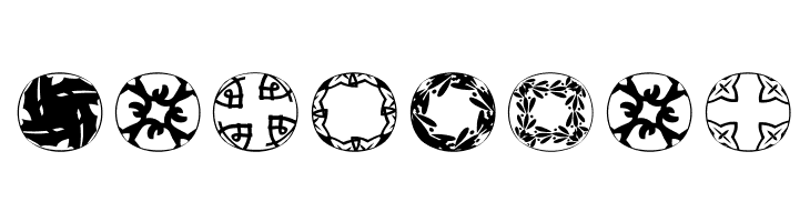 RoundPieces-06  Free Fonts Download