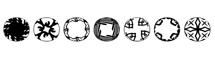 RoundPieces-06  Free Fonts Download