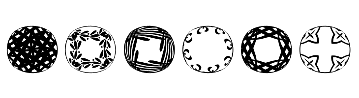 RoundPieces-06  Free Fonts Download