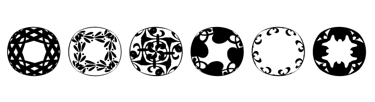 RoundPieces-06  Free Fonts Download