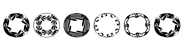 RoundPieces-06  Free Fonts Download