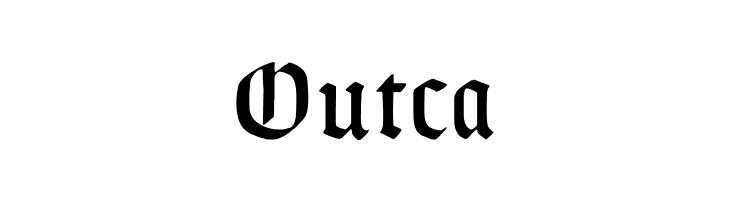 Outca TypographerGotisch A Font