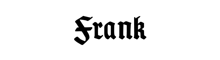 Frank TypographerGotisch B Bold Font