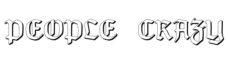 TypographerGotisch Schatten  Free Fonts Download