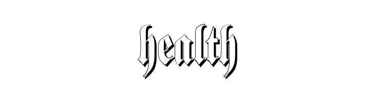 Schmalfette Fraktur Schattiert  Free Fonts Download