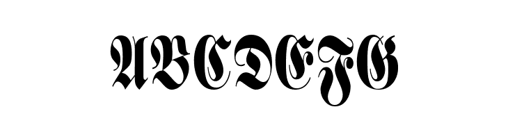 Schmalfette Fraktur  Free Fonts Download