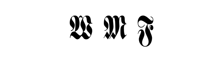 Schmalfette Fraktur  Free Fonts Download