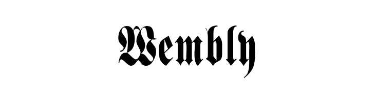 Schmalfette Fraktur  Free Fonts Download