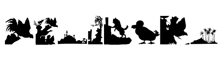 KarawaneSilhous  Free Fonts Download