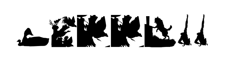 KarawaneSilhous  Free Fonts Download