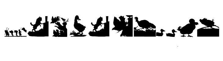 KarawaneSilhous  Free Fonts Download