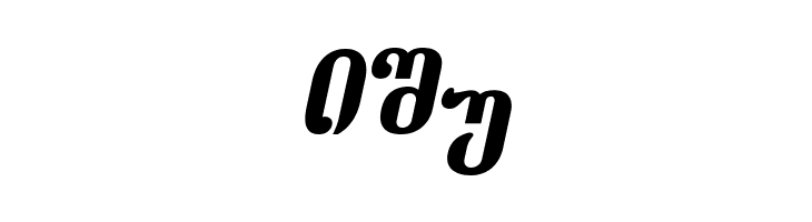 Dumbadze-ITV Bold Italic  Free Fonts Download