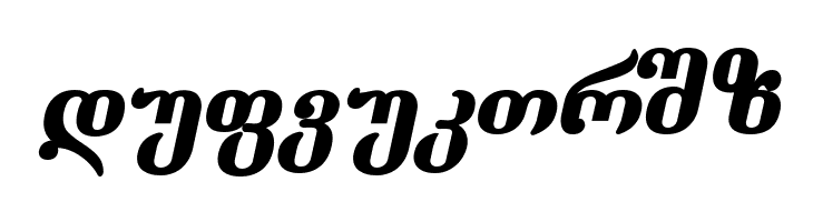 Dumbadze-ITV Bold Italic  Free Fonts Download