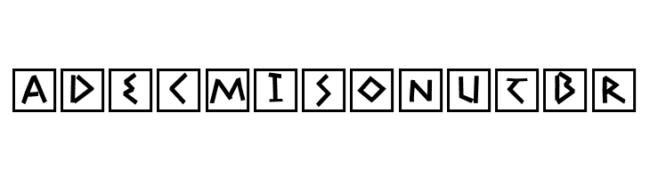 AdonisGreekSquares  Free Fonts Download