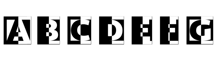 LogoHalfnHalf  Free Fonts Download