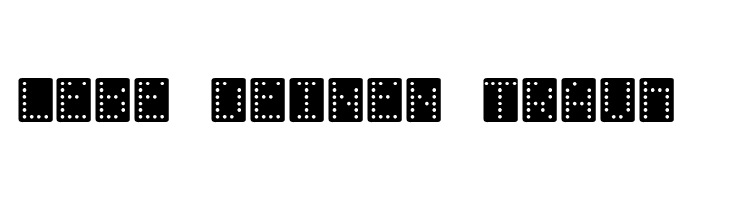 Domino-Effect-Normal  Free Fonts Download