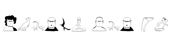 Characters  Free Fonts Download