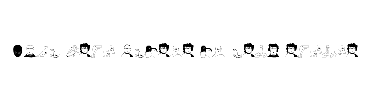 Characters  Free Fonts Download