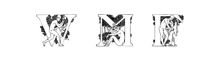 Lurzing Initials  Free Fonts Download