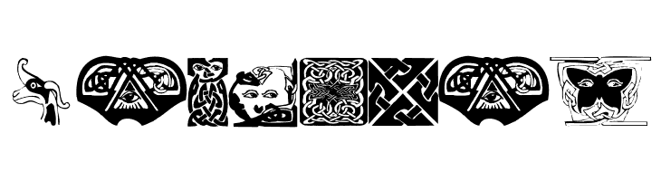 CelticOrnamBats  Free Fonts Download