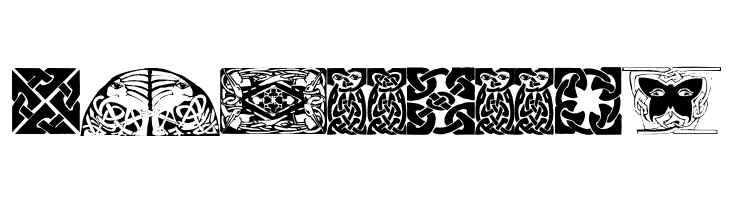 CelticOrnamBats  Free Fonts Download