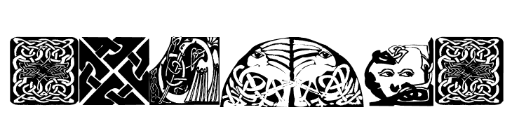 CelticOrnamBats  Free Fonts Download