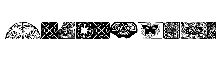 CelticOrnamBats  Free Fonts Download
