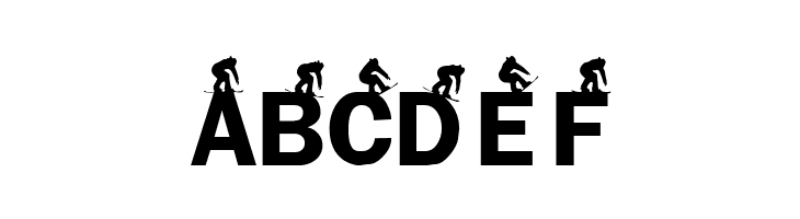 KR Snowboarder  Free Fonts Download