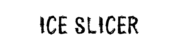 ICE%2BSLICER Coldbringer KG Font