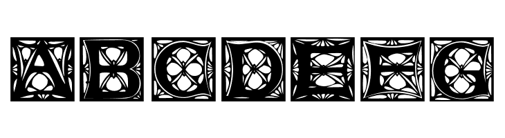 JugendstilCaps  Free Fonts Download